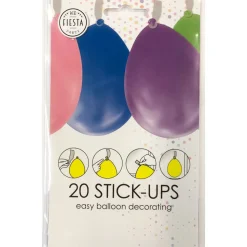 20 Balloon stick ups