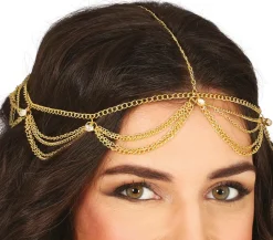 Arabische hoofdband ketting goud