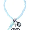 Armband tiroler kraaltjes blauw