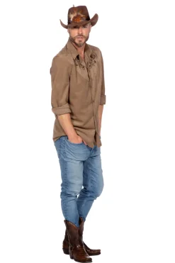 Authentieke western blouse heren