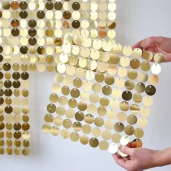 Backddrop Shimmer Wall Gold Disc