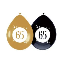 Ballonnen Festive Gold 6st