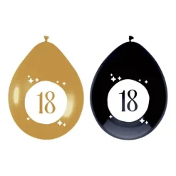 Ballonnen Festive Gold 6st