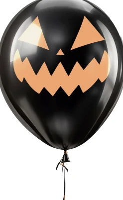 Ballonnen Halloween Pompoen 10st