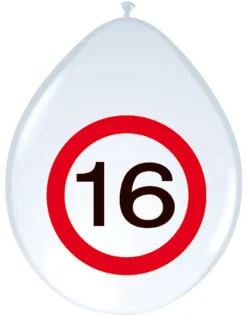 Ballonnen Verkeersbord Leeftijd