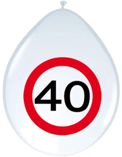 Ballonnen Verkeersbord Leeftijd