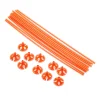 Ballonstokjes oranje 10st