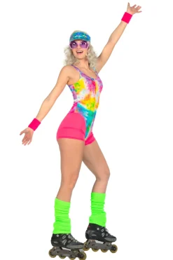 Barbie Aerobics tye dye kostuum