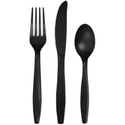 Besteksetje plastic 18delig