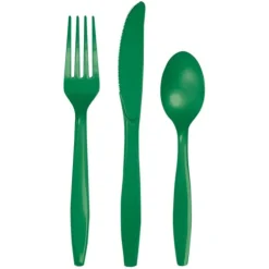 Besteksetje plastic 18delig