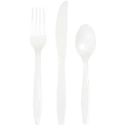 Besteksetje plastic 18delig