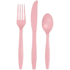 Besteksetje plastic 18delig