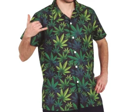 Blouse Cannabis bladeren