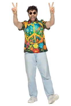 Blouse Hippie Peace Bloemen