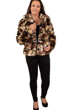 Bontjas camouflage dames