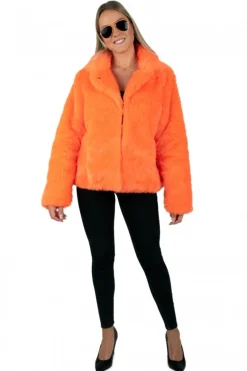 Bontjas neon kleuren dames