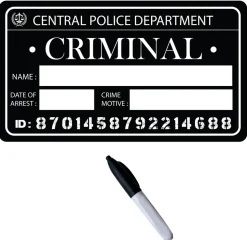 Bord crimineel mugshot