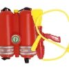 Brandweerman waterblusser