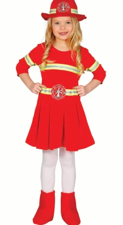 Brandweermeisje kostuum