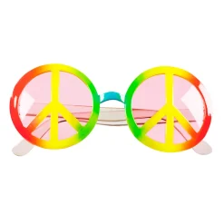 Bril hippie peace flower power