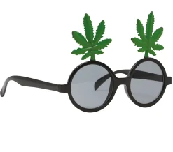 Bril Marijuana zwart