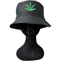 Bucket hat Wietblad