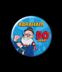 Button klein abraham cartoon