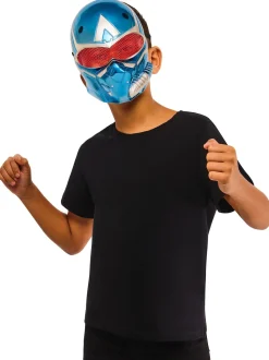 Captain America Metallic Masker