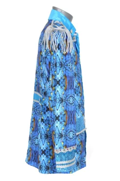 Carnavalsjas Blue Silver Man