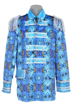 Carnavalsjas Blue Silver Man
