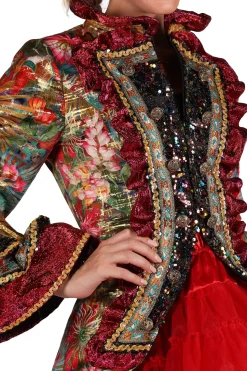 Carnavalsjas Carnavale Fiesta Flowers dames