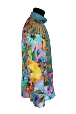 Carnavalsjas Color King Flower heren