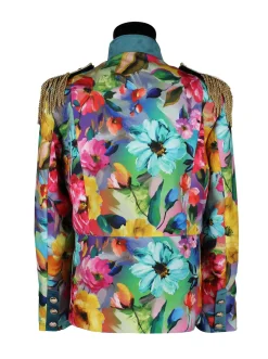 Carnavalsjas Color King Flower heren