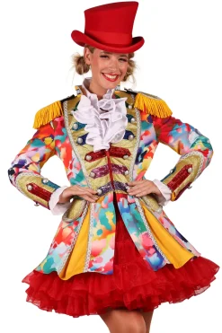 Carnavalsjas Color Paint Splatters dames