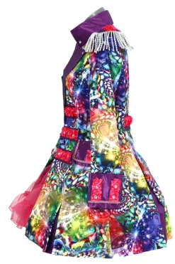 Carnavalsjas dames paars lang