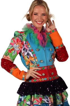 Carnavalsjas Flower Sensation Deluxe Dames