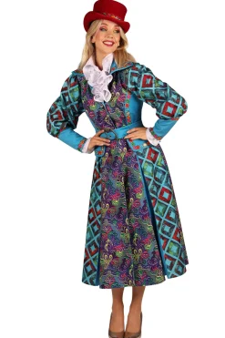 Carnavalsjas Flower Square dames