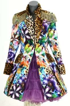 Carnavalsjas Panther Bird lang dames