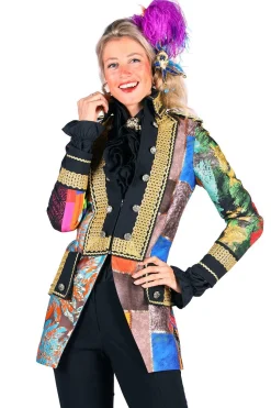 Carnavalsjas Patchwork Mix dames