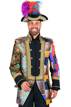 Carnavalsjas Patchwork Mix Heren