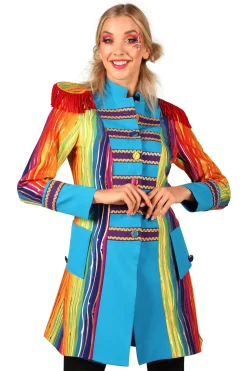 Carnavalsjas Rainbow Gold dames