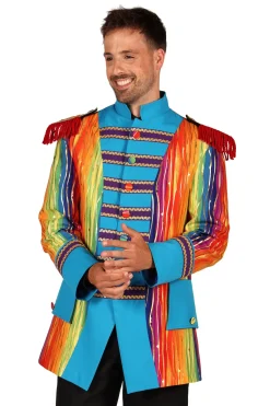 Carnavalsjas Rainbow Gold heren