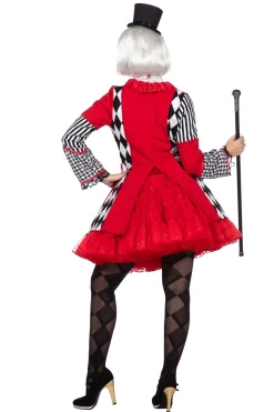 Carnavalsjas Ruiten zwart wit rood Dames