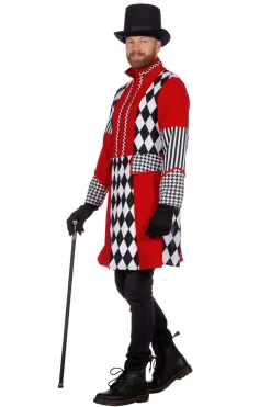 Carnavalsjas Ruiten zwart wit rood Heren