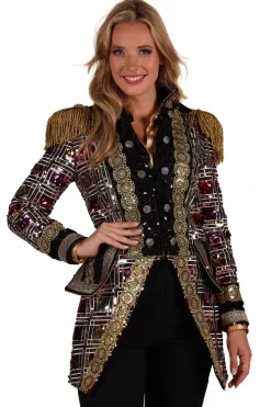Carnavalsjas Sequin Mirror dames