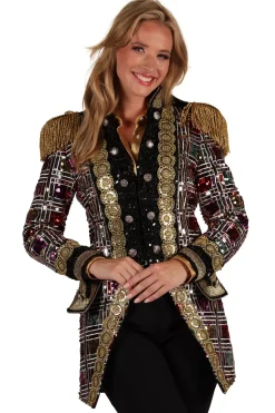 Carnavalsjas Sequin Mirror dames