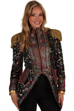 Carnavalsjas Sequin Party dames