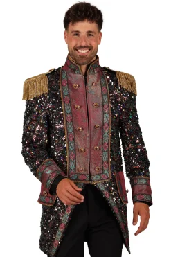 Carnavalsjas Sequin Party heren