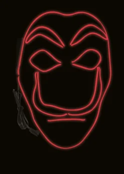Casa de papel LED masker