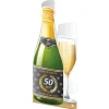 Champagne kaart 50 jaar